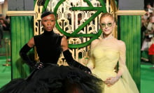 Cynthia Erivo and Ariana Grande on the red carpet for 'Wicked.'