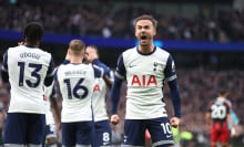 Tottenham Hotspur's James Maddison celebrates