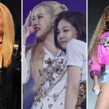 A triptych of Barbra Streisand, BLACKPINK, and Beyoncé