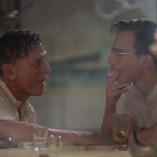 Daniel Craig and Drew Starkey play lovers in "Queer."