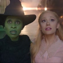 Cynthia Erivo and Ariana Grande play Elphaba and Glinda in "Wicked."