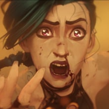 Jinx from Arcane looks devastated.