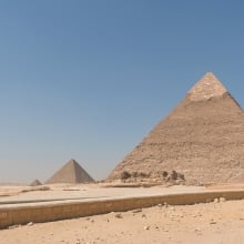 The Pyramid of Khafre near Cairo