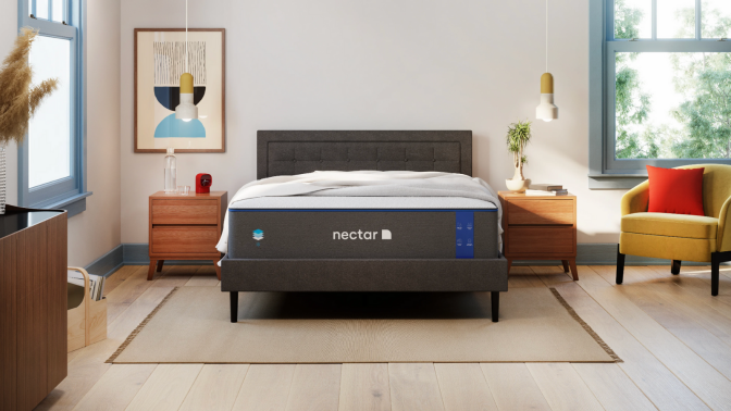 Nectar mattress on display