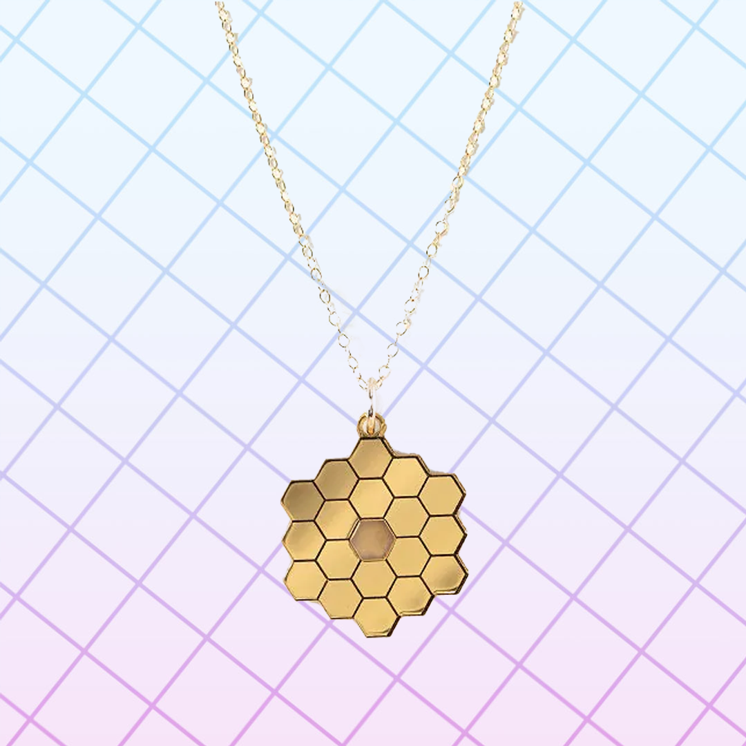 James Webb Telescope Mirror Necklace